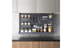 Electric Adjustable Height Hardware Kitchen Smart Lift Cabinet