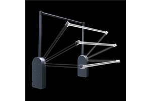 Wardrobe Double Motor Electric Up And Down Lifting Rod