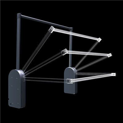 Wardrobe Double Motor Electric Up And Down Lifting Rod